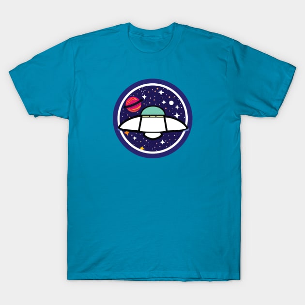 Spaceship Of Alien T-Shirt by ulunkz